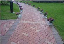 免燒砌塊磚機(jī)五種時(shí)尚制品鋪裝實(shí)景