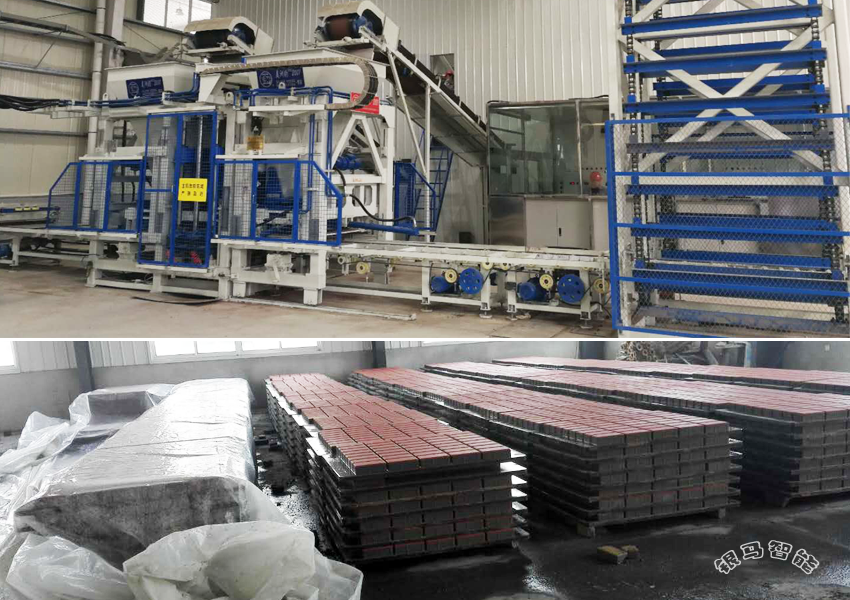 路面磚制磚生產線