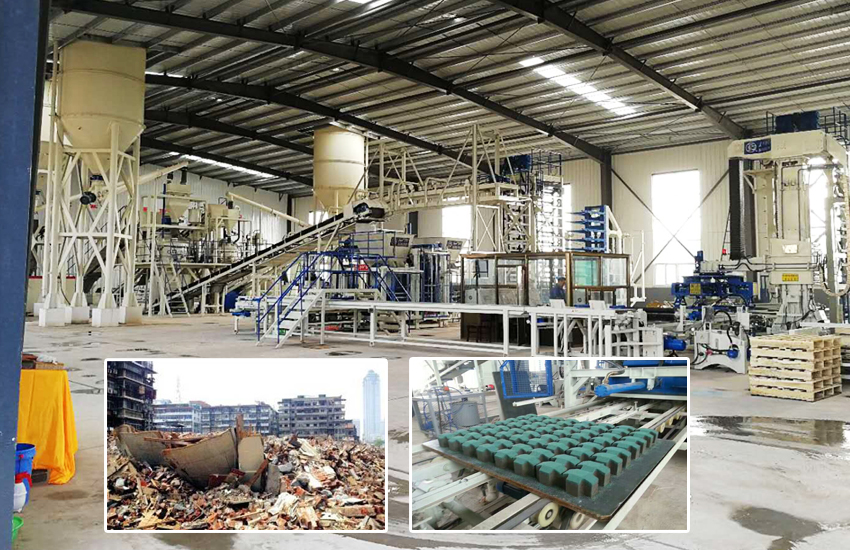 植草磚制磚機(jī):建筑垃圾資源三大應(yīng)用領(lǐng)域有哪些?